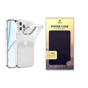 Protective Silicone Case Mocco for iPhone 14 Pro, Transparent, 2 mm
