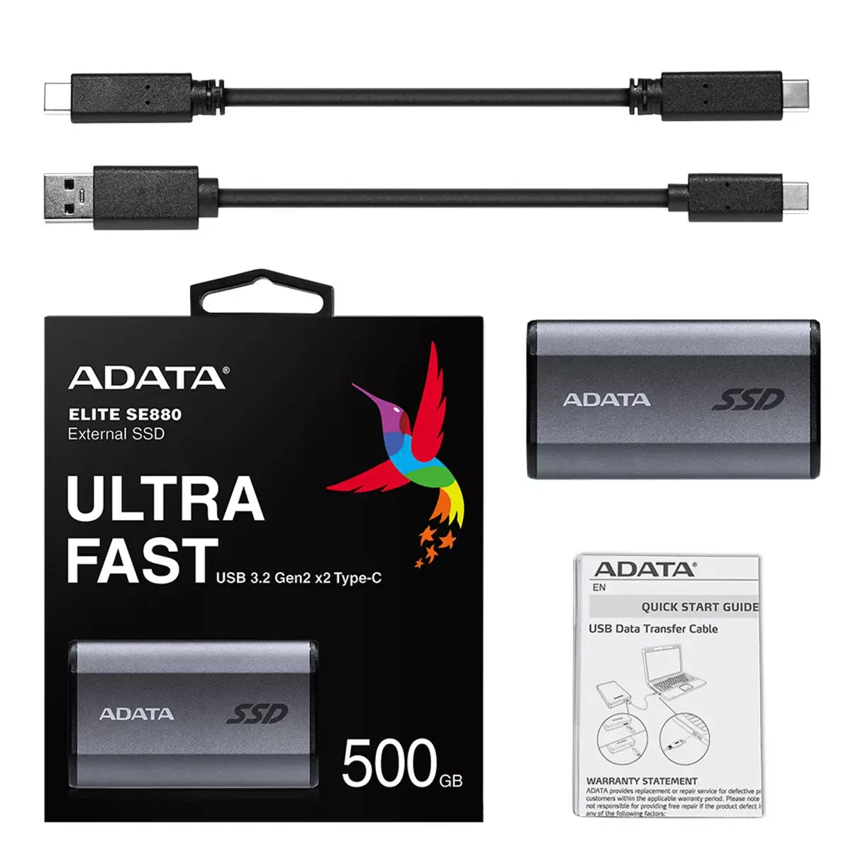 ADATA SE880 500GB внешний SSD USB Type-C Photo 7