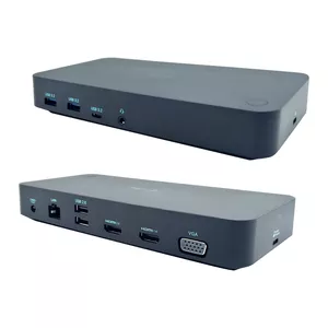 i-tec CATRIPLEDOCKVGAPD dokstacija Vadu USB 3.2 Gen 1 (3.1 Gen 1) Type-C Pelēks