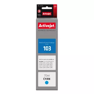 Ink cartridge ActiveJet AE-103C compatible for Epson, cyan, dye-based ink, 70 ml, high (XL) yield, single pack