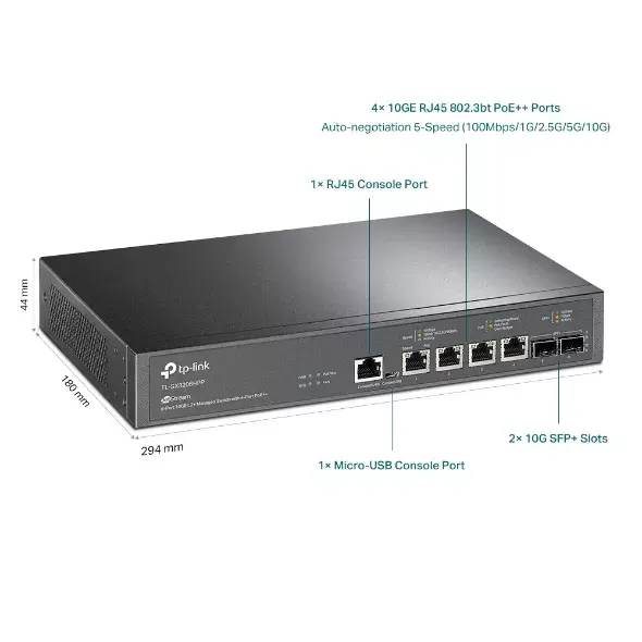 Pārvaldāms slēdzis TP-Link JetStream TL-SX3206HPP Photo 5