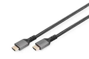 Digitus 8K HDMI Кабель высокоскоростной соединительный HDMI Type A - HDMI Type A штекер-штекер 3 м Черный HDMI 2.1 48 Гбит/с 7680 x 4320 пикселей