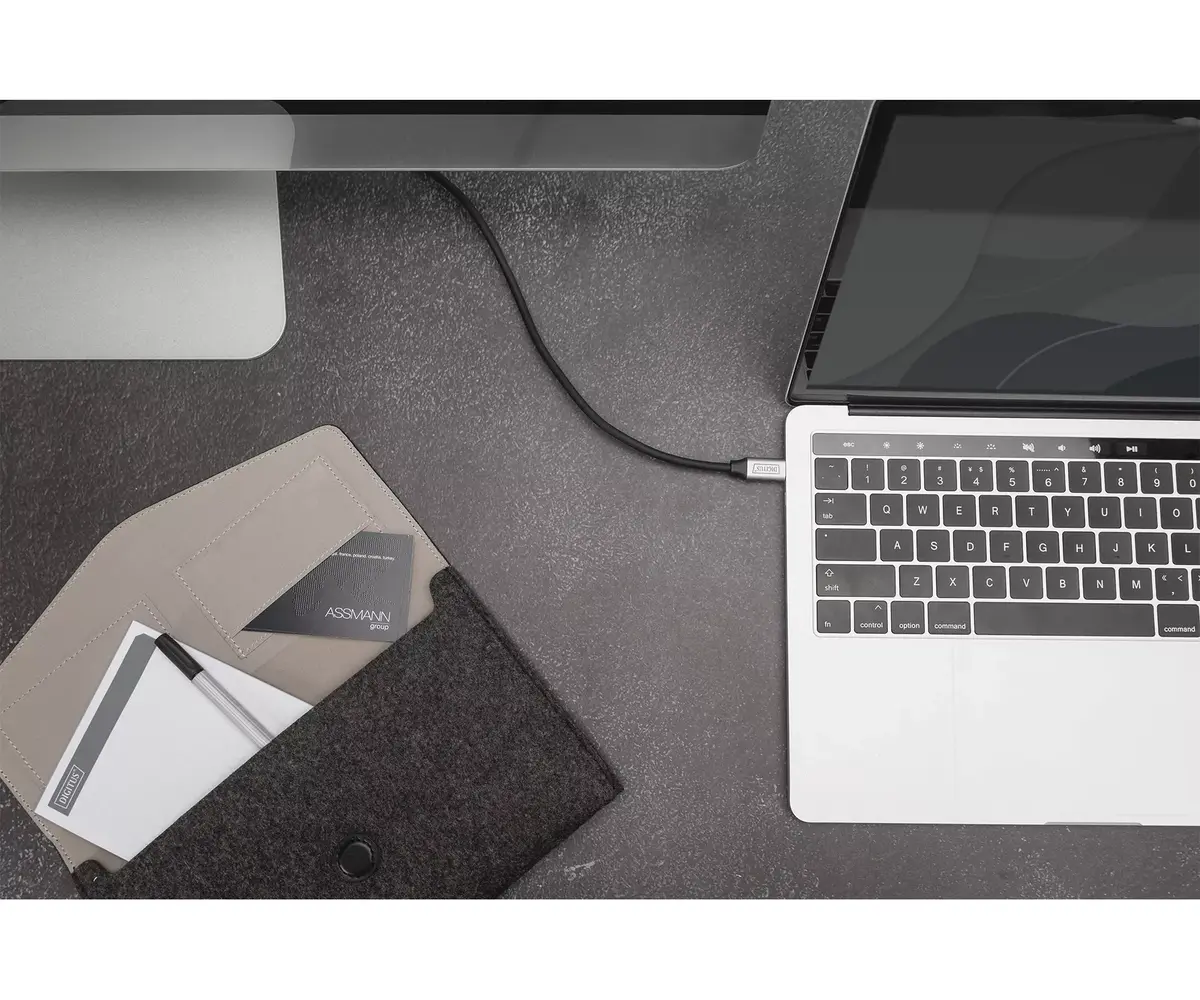 Кабель USB Type-C Digitus DB-300220-010-S Photo 2