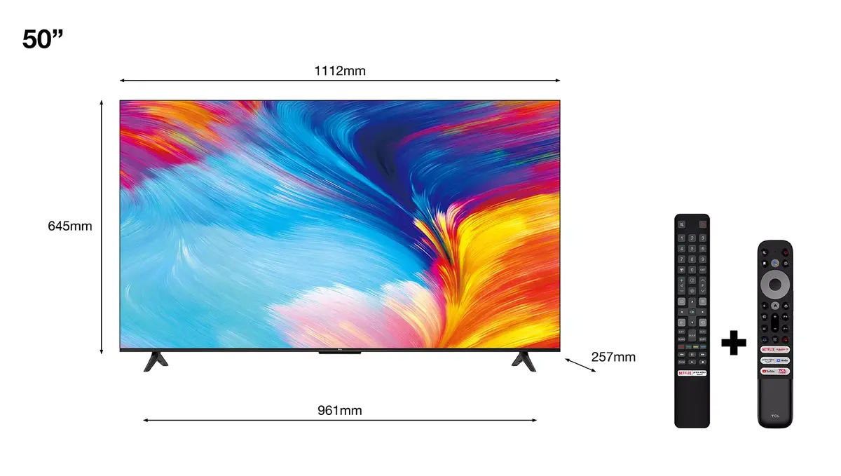 TCL P63 Series 50P635 50" 4K Smart TV Photo 2