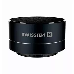 Swissten Bluetooth 4.0 Bezvadu Skaļrunis ar Micro SD / Telefona Zvana Funkcija / Metāla Korpus / 3W / Melns