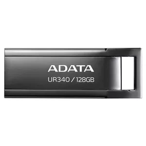 USB flash drive ADATA UR340 128 GB USB Type-A 3.2 Gen 2, metal housing, black