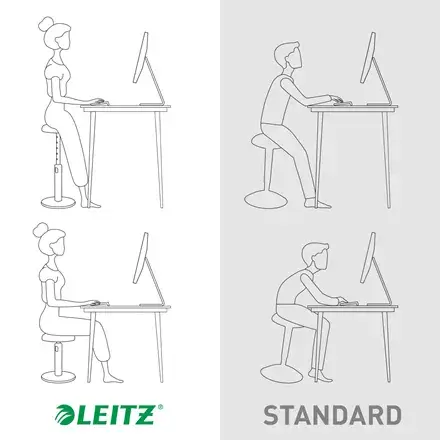 LEITZ Ergo Cosy Active polsterēts sēdeklis Photo 6
