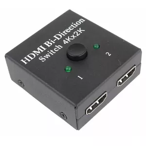 HDMI switch PREMIUMCORD khswit21c — 2-input to 1-output HDMI switch, supports 4K and 1080p