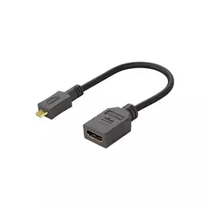 Адаптер HDMI PREMIUMCORD kphdma-35 — гнездо Type A на штекер Micro Type D, гибкое соединение