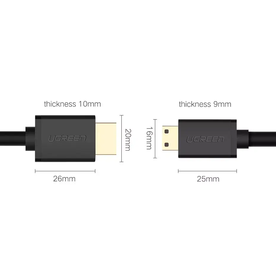 UGREEN HDMI uz mini HDMI kabelis 1,5 m Photo 10
