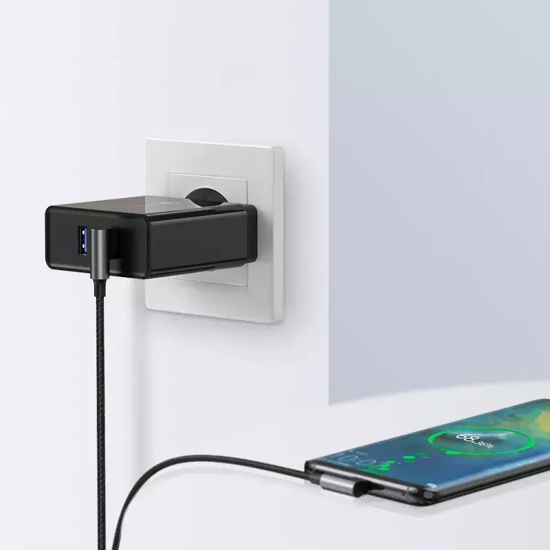 UGREEN USB to USB Type-C angled cable Quick Charge 3.0 Photo 2