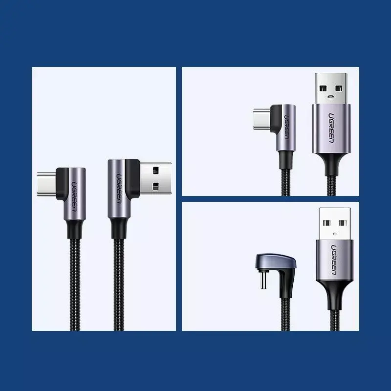 UGREEN USB to USB Type-C angled cable Quick Charge 3.0 Photo 6