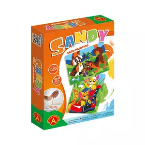 Coloring picture set Alexander Sandy Sand Painting Dog + Cat — Alexander, model 2548, for children