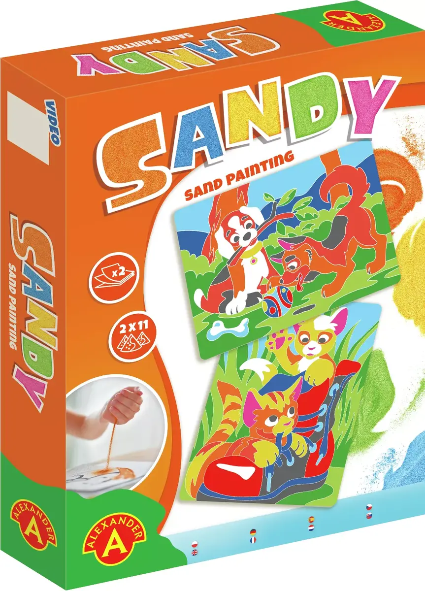 Alexander Sandy Sand Painting Dog + Cat — Alexander 2548 Photo 2