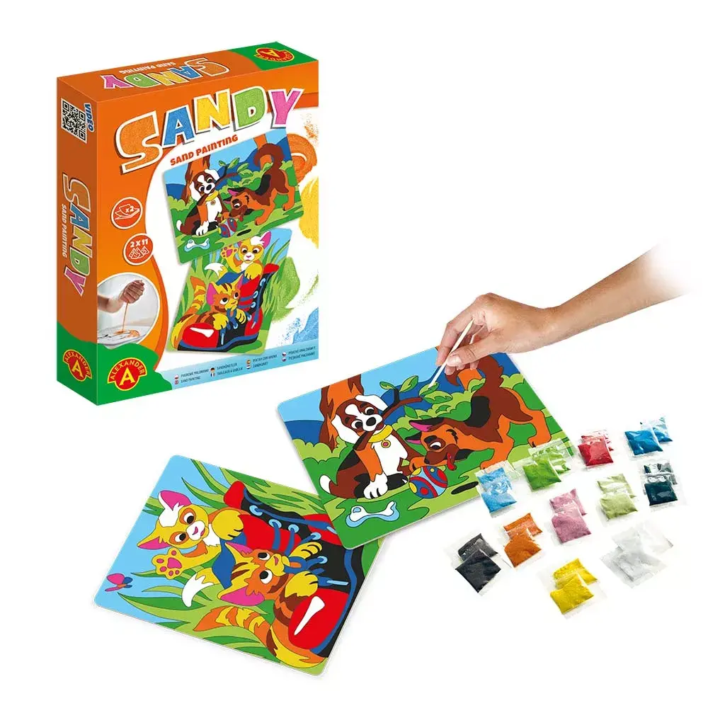 Alexander Sandy Sand Painting Dog + Cat — Alexander 2548 Photo 3