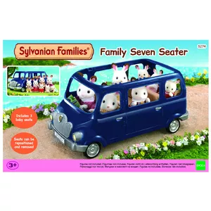 Rotaļu auto Epoch Sylvanian Families Family Seven Seater (Eiropas, stūre pa kreisi) ABS/PS, 3+