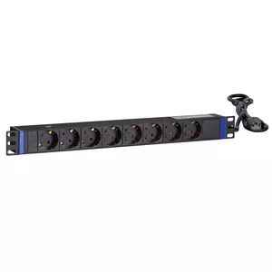 PDU Power Distribution Unit DSIT DS-8PDU-C14 8 AC outlets 1U Black