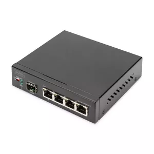 Digitus DN-80120 tīkla pārslēgs Nepārvaldīts Gigabit Ethernet (10/100/1000) Melns