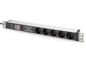 Digitus strāvas padeve DN-95433 5 kontaktligzdas 2m kabelis