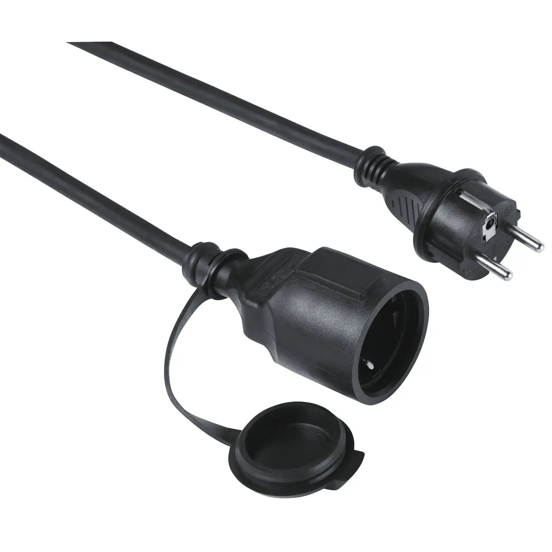 Hama Outdoor Melns 10 m Barošanas