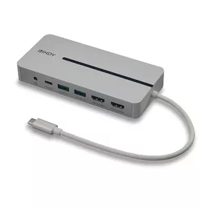 Docking Station Lindy DST-Mx Duo USB-C with Dual Display 4K and 100W Charging