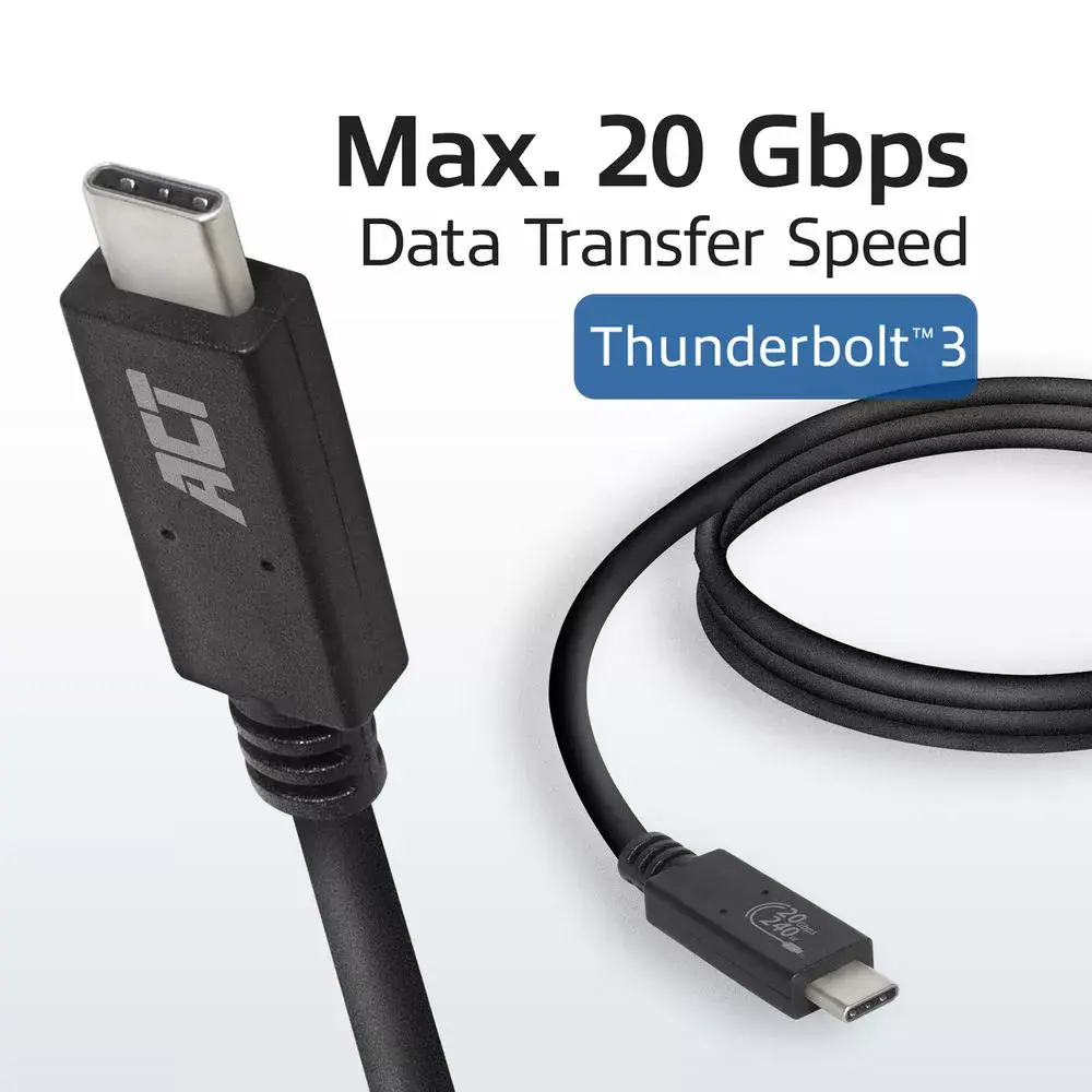 ACT USB4 20Gbps kabelis USB-C Photo 5