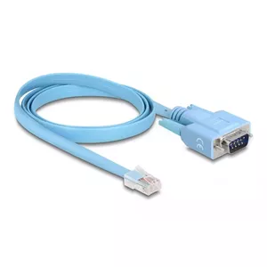 Адаптер DeLOCK RS-232 DB9 male к RJ45 male 1м