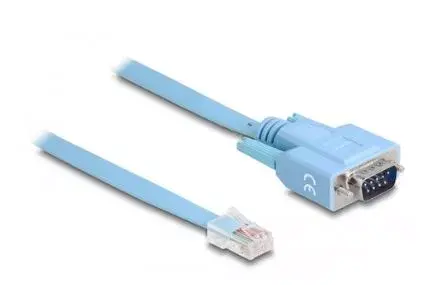 DeLOCK Adapter RS-232 DB9 vīriešu uz RJ45 vīriešu Photo 3