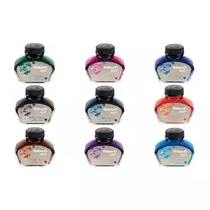 Tintes Pelikan 4001 Dark Green 62,5 ml pudelē, pildspalvām
