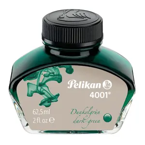 Чернила для перьевых ручек Pelikan 4001 Темно-зеленый 62.5 мл