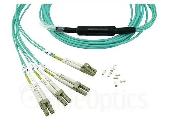Волоконный кабель BlueOptics 9380014-10M MPO→4×LC Photo 3