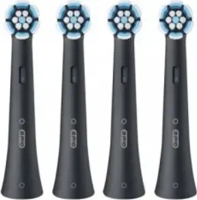 Toothbrush heads Oral-B iO Gentle Care — 4 pack, black replacement heads