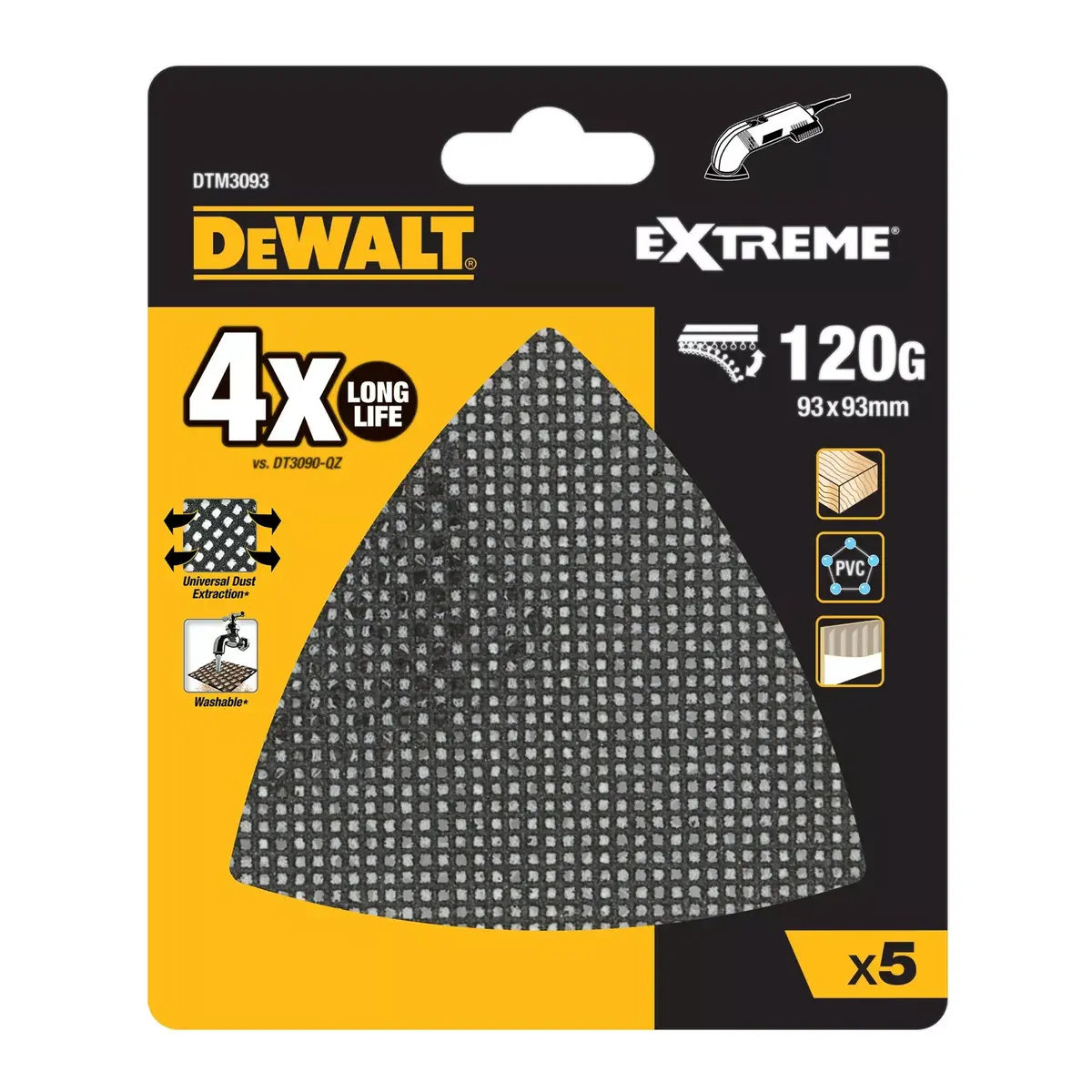 DeWalt DTM3093-QZ slīpēšanas uzgaļi, 5 gab. Photo 3