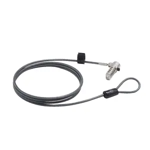 HP Nano Combination Cable Lock with 1.83 m Stainless Steel Cable and Universal Compatibility