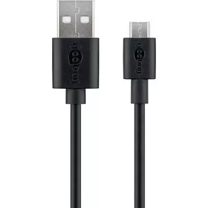 Goobay Micro-USB Fast-Charging and Sync Cable 1 m USB 2.0 Black