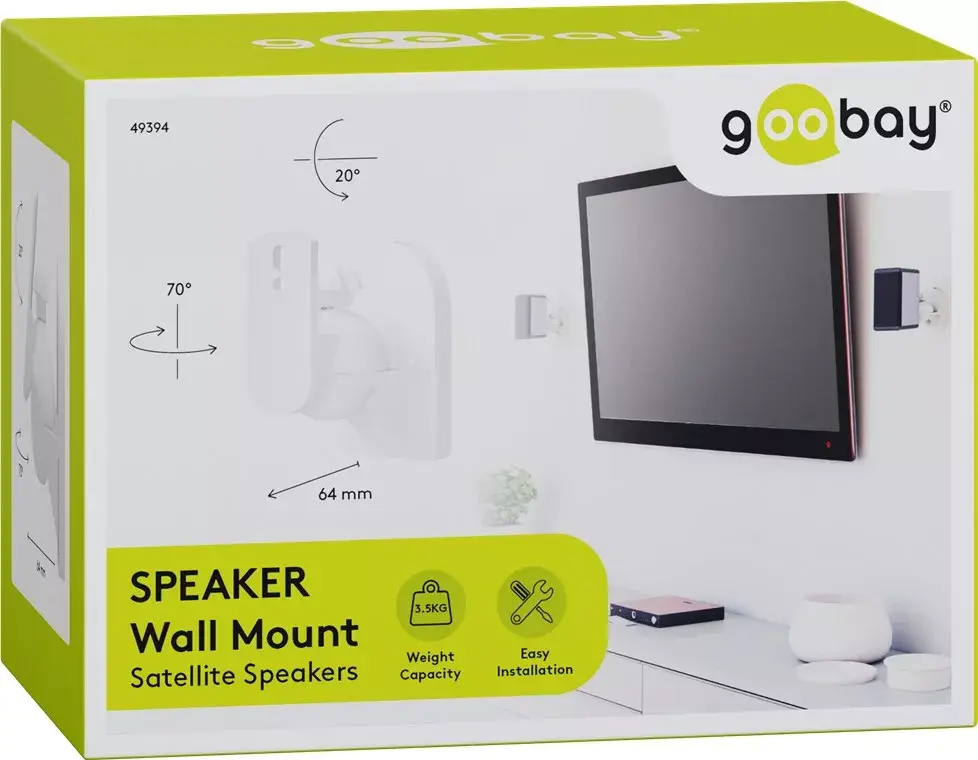 GOOBAY wall speaker mount universal 49394 Photo 6
