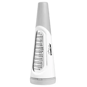 Stoneline Siera un dārzeņu rīvētājs ar plastmasas vāku 15357 White/Grey