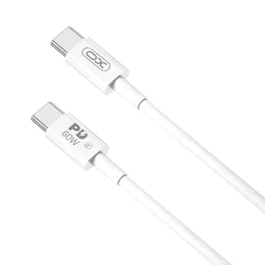 USB-C to USB-C cable XO NB-Q190A 1.0 m 60W PD, white