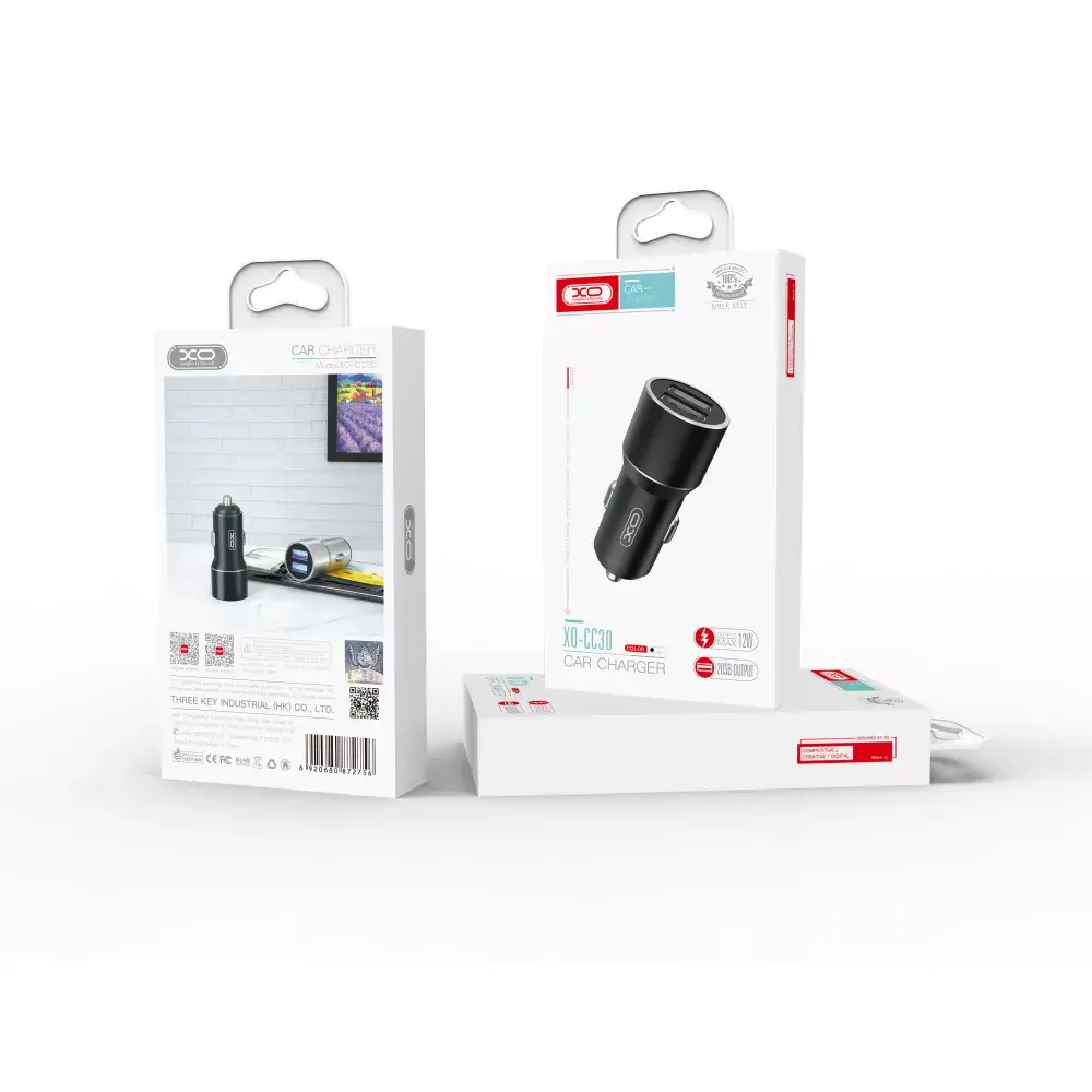 Car charger XO CC30 — 2x USB 2.4A Photo 2