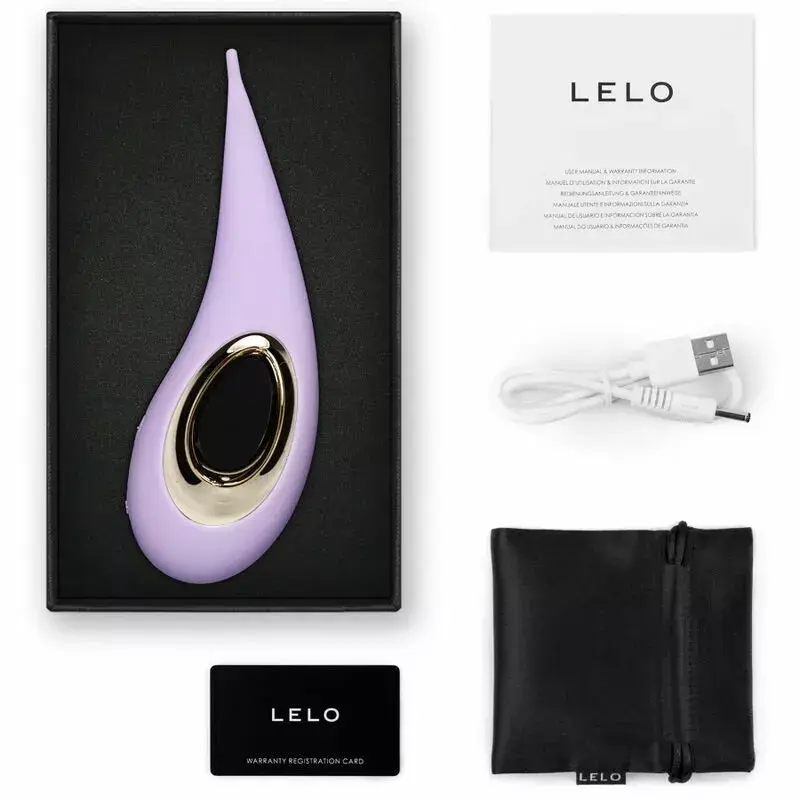 Clitoral stimulator Lelo DOT Lilac — rechargeable Photo 3