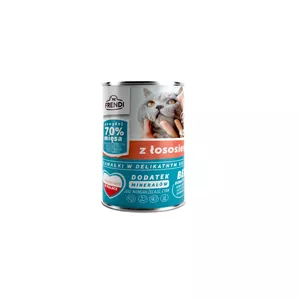 Wet Cat Food PetRepublic Frendi Salmon in Delicate Sauce 400 g