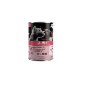 PetRepublic DOG can for Medium/Small dogs, 400g chunks in gravy with salmon