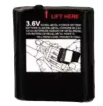 Battery Motorola 59PMNN4477 NiMH 800 mAh 3.6 V black