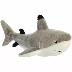 Plush shark eco nation 38 cm — AURORA soft toy, cuddly marine animal plush