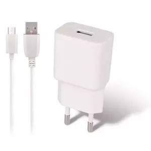 Mobile device charger MaXlife OEM001541 — Indoor AC universal charger, 220V input, 2.1A output, 1 m cable, 1x USB 2.0, white