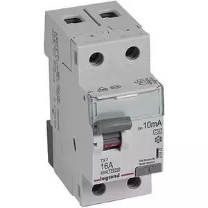 Legrand TX3 Residual Current Circuit Breaker 16A 2P 10mA Type A