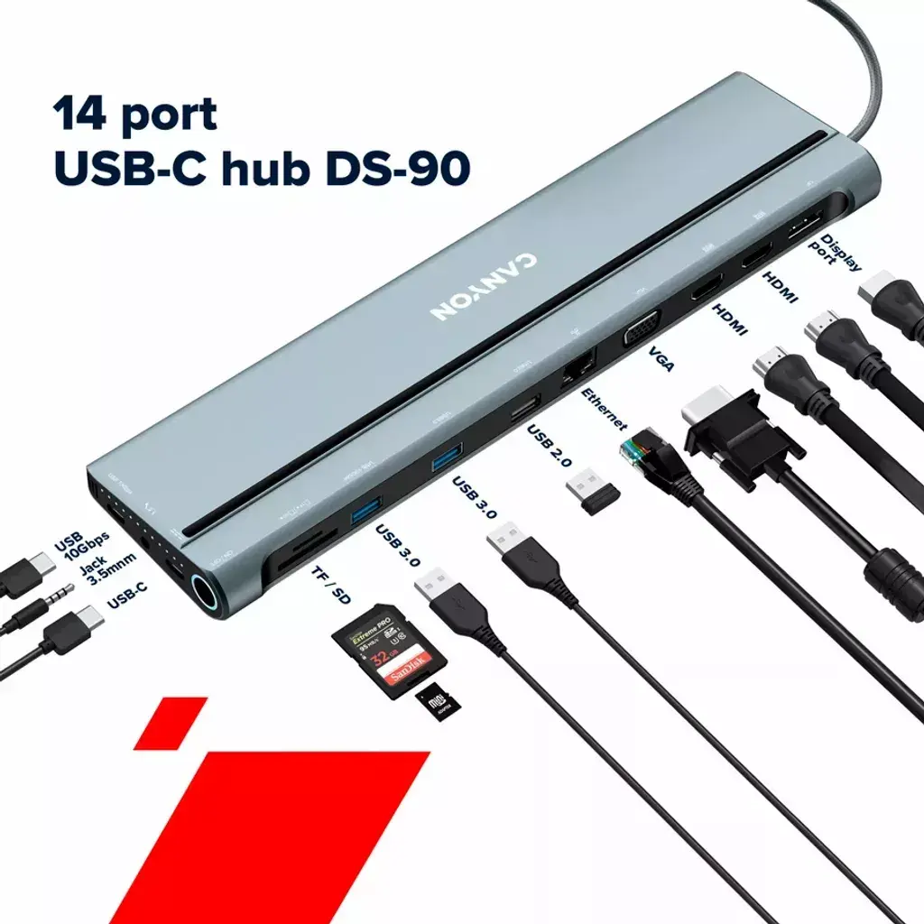 Canyon DS-90 USB 3.2 Gen 1 Type-C Photo 7