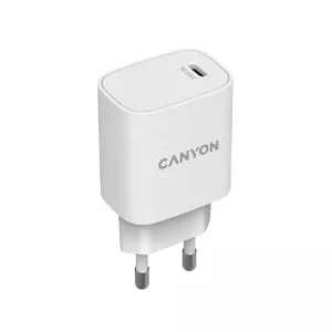 Canyon CNE-CHA20W02 PDA/mobīlo telefonu lādētājs Universāls Balts AC Iekštelpas
