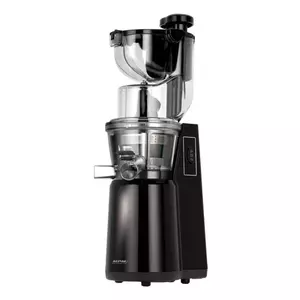 Slow juicer MPM MSO-16 — 200 W, stainless steel housing, transparent parts, black accents