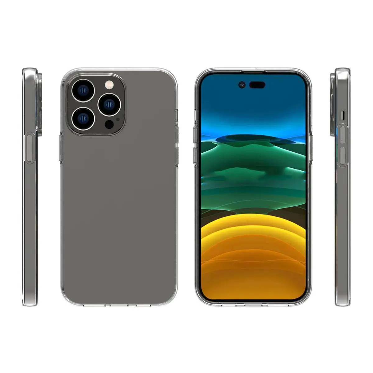 eSTUFF Cover for Apple iPhone 14 Pro Max Transparent Photo 3